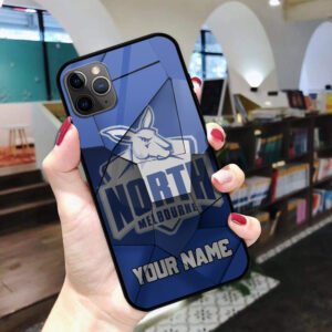 Auspiritmerch North Melbourne Phone Case Custom Name Gift For Fan