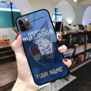 Auspiritmerch Western Bulldogs Phone Case Custom Name Gift For Fan