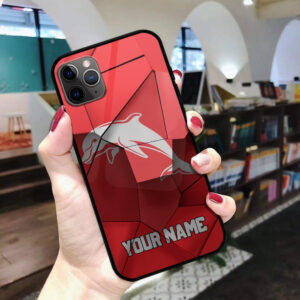 Auspiritmerch Redcliffe Dolphins Phone Case Custom Name Gift For Fan