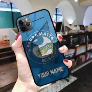 Auspiritmerch Parramatta Eels Phone Case Custom Name Gift For Fan
