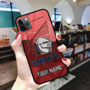 Auspiritmerch Newcastle Knights Phone Case Custom Name Gift For Fan