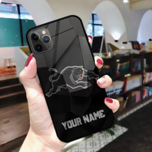 Auspiritmerch Penrith Panthers Phone Case Custom Name Gift For Fan