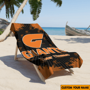 Auspiritmerch GWS Giants Premium Bath/ Beach Towel Personalized Gift For Fan