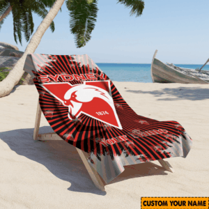 Auspiritmerch Sydney Swans Premium Bath/ Beach Towel Personalized Gift For Fan