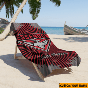 Auspiritmerch Essendon Premium Bath/ Beach Towel Personalized Gift For Fan
