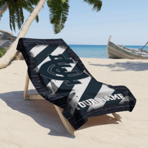 Auspiritmerch Carlton Blues Premium Bath/ Beach Towel Personalized Gift For Fan