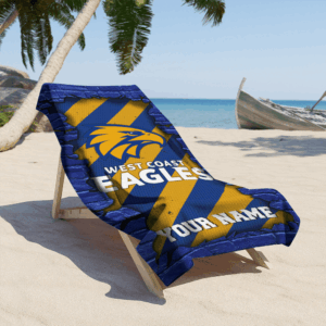 Auspiritmerch West Coast Eagles Premium Bath/ Beach Towel Personalized Gift For Fan