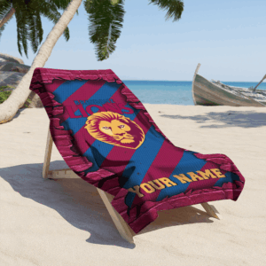 Auspiritmerch Brisbane Lions Premium Bath/ Beach Towel Personalized Gift For Fan