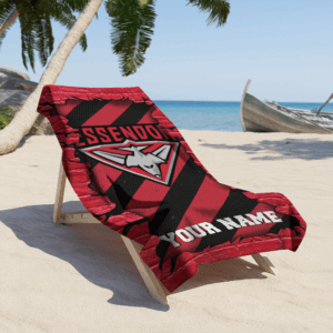 Auspiritmerch Essendon Premium Bath/ Beach Towel Personalized Gift For Fan