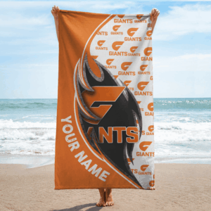 Auspiritmerch GWS Giants Premium Bath/ Beach Towel Personalized Gift For Fan