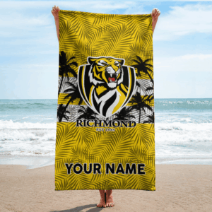 Auspiritmerch Richmond Tigers Premium Bath/ Beach Towel Personalized Gift For Fan