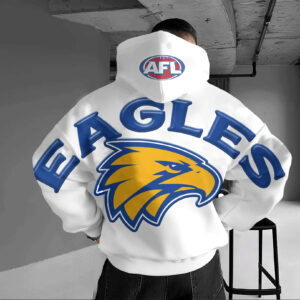 Auspiritmerch West Coast Eagles Casual Hoodie Custom Name Gift For Fan