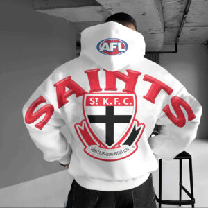 Auspiritmerch St Kilda Saints Casual Hoodie Custom Name Gift For Fan