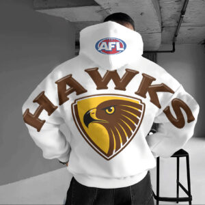Auspiritmerch Hawthorn Hawks Casual Hoodie Custom Name Gift For Fan