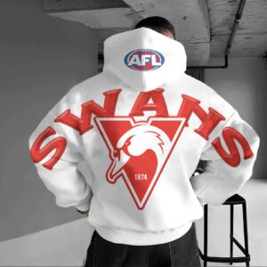 Auspiritmerch Sydney Swans Casual Hoodie Custom Name Gift For Fan