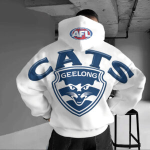 Auspiritmerch Geelong Cats Casual Hoodie Custom Name Gift For Fan