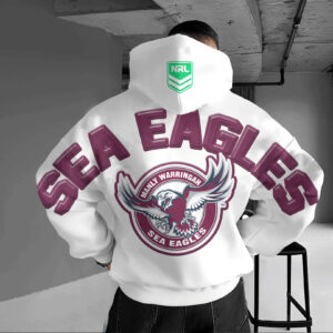 Auspiritmerch Manly Warringah Sea Eagles Casual Hoodie Custom Name Gift For Fan