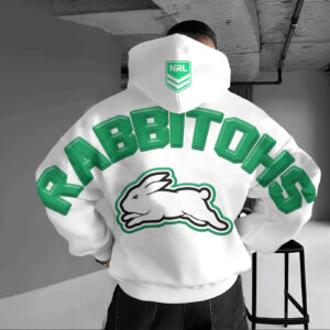 Auspiritmerch South Sydney Rabbitohs Casual Hoodie Custom Name Gift For Fan