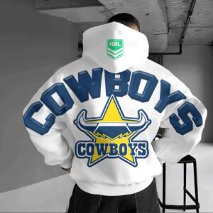 Auspiritmerch North Queensland Cowboys Casual Hoodie Custom Name Gift For Fan