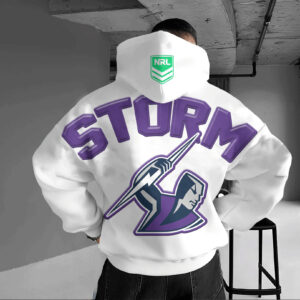 Auspiritmerch Melbourne Storm Casual Hoodie Custom Name Gift For Fan