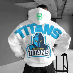 Auspiritmerch Gold Coast Titans Casual Hoodie Custom Name Gift For Fan