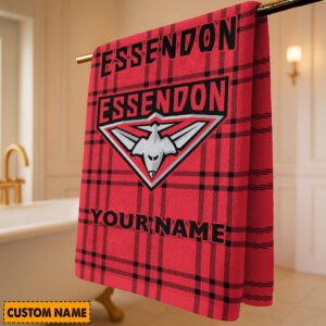 Auspiritmerch Essendon Premium Bath/ Beach Towel Personalized Gift For Fan