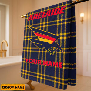 Auspiritmerch Adelaide Crows Premium Bath/ Beach Towel Personalized Gift For Fan