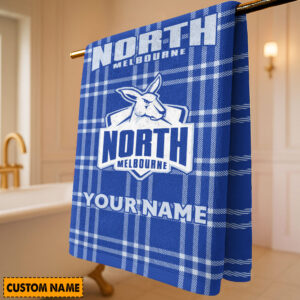 Auspiritmerch North Melbourne Premium Bath/ Beach Towel Personalized Gift For Fan