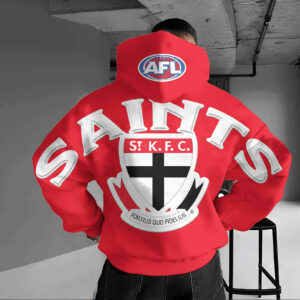 Auspiritmerch St Kilda Saints Hoodie Custom Name Gift For Fan