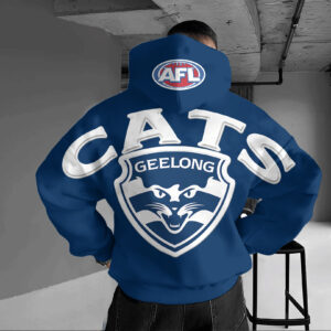 Auspiritmerch Geelong Cats Hoodie Custom Name Gift For Fan