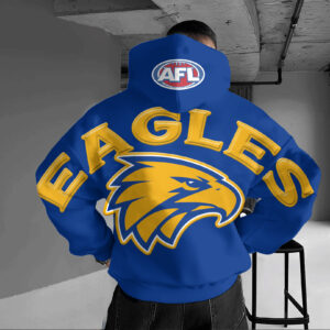 Auspiritmerch West Coast Eagles Hoodie Custom Name Gift For Fan