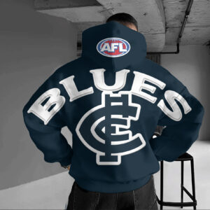 Auspiritmerch Carlton Blues Hoodie Custom Name Gift For Fan