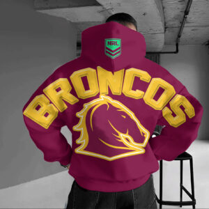 Auspiritmerch Brisbane Broncos Hoodie Custom Name Gift For Fan
