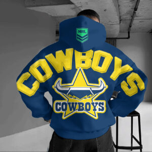 Auspiritmerch North Queensland Cowboys Hoodie Custom Name Gift For Fan