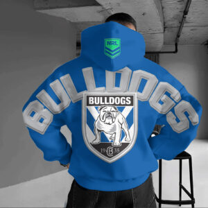 Auspiritmerch Canterbury-Bankstown Bulldogs Hoodie Custom Name Gift For Fan