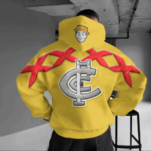 Auspiritmerch Carlton Blues x XXXX Gold Hoodie Custom Name Gift For Fan