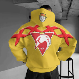 Auspiritmerch Sydney Swans x XXXX Gold Hoodie Custom Name Gift For Fan