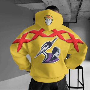 Auspiritmerch Melbourne Storm x XXXX Gold Hoodie Custom Name Gift For Fan