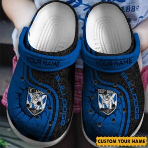 Auspiritmerch Canterbury-Bankstown Bulldogs Crocs Crocband Clogs Shoes Comfortable For Men Women and Kids