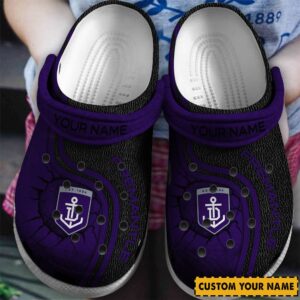 Auspiritmerch Fremantle Dockers Crocs Crocband Clogs Shoes Comfortable For Men Women and Kids