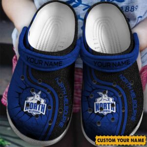 Auspiritmerch North Melbourne Crocs Crocband Clogs Shoes Comfortable For Men Women and Kids