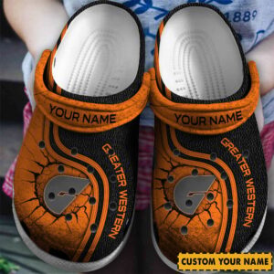 Auspiritmerch GWS Giants Crocs Crocband Clogs Shoes Comfortable For Men Women and Kids