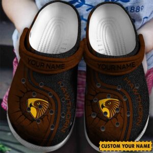 Auspiritmerch Hawthorn Hawks Crocs Crocband Clogs Shoes Comfortable For Men Women and Kids