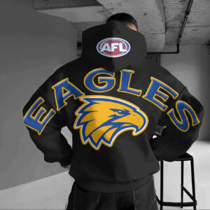 Auspiritmerch West Coast Eagles Hoodie Custom Name Daily Casual Fashion