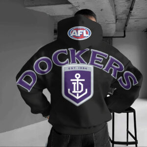 Auspiritmerch Fremantle Dockers Hoodie Custom Name Daily Casual Fashion