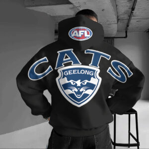 Auspiritmerch Geelong Cats Hoodie Custom Name Daily Casual Fashion