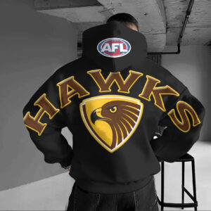 Auspiritmerch Hawthorn Hawks Hoodie Custom Name Daily Casual Fashion