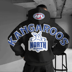 Auspiritmerch North Melbourne Hoodie Custom Name Daily Casual Fashion