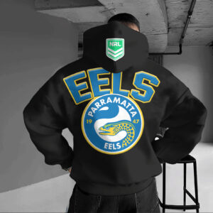 Auspiritmerch Parramatta Eels Hoodie Custom Name Daily Casual Fashion