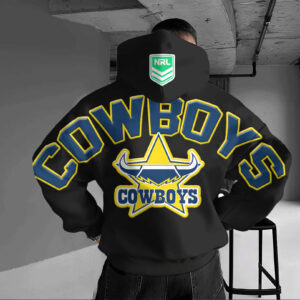 Auspiritmerch North Queensland Cowboys Hoodie Custom Name Daily Casual Fashion